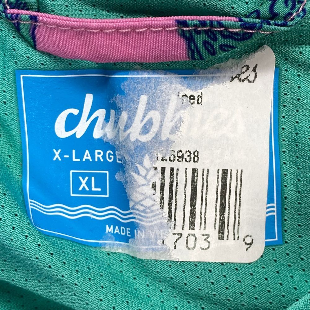 New Chubbies Pink Alligator Print Swim Trunks Board Shorts Summer Beach Wear XL - Picture 6 of 9